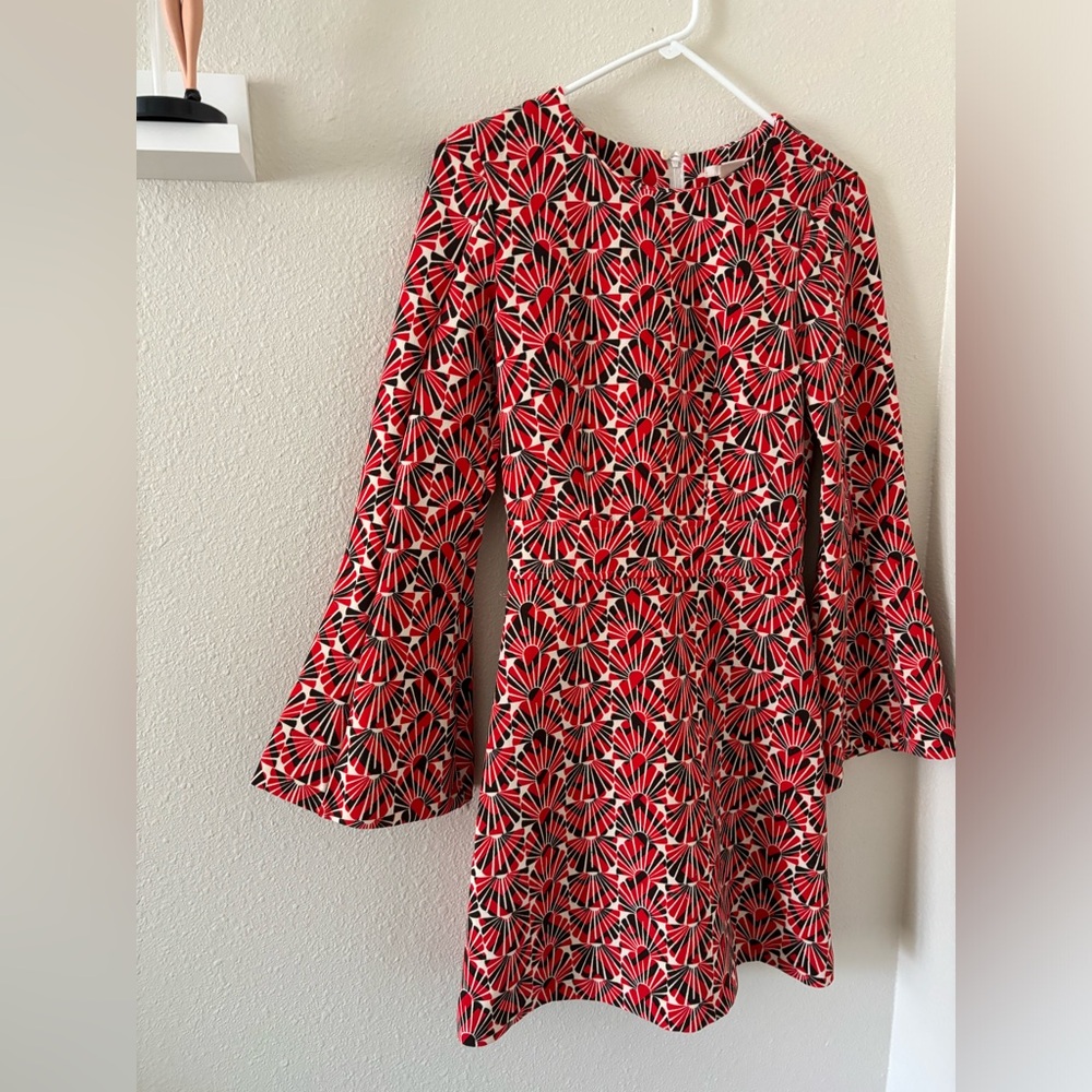 H&M size 4 Mod style red minis dress